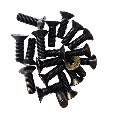 ZINC PLATED Flat Countersunk Head Hex Cap Screw Alloy Steel Full Thread Payment term TT