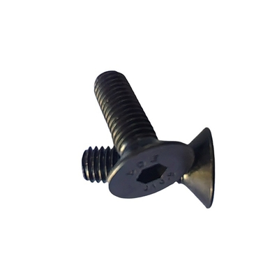 Flat Countersunk Head Hex Cap Screw Alloy Steel Blackened Fully Thread for Industrial
