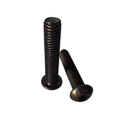 Fully Thread Black Oxide Hex Screw with High Tensile Strength Design