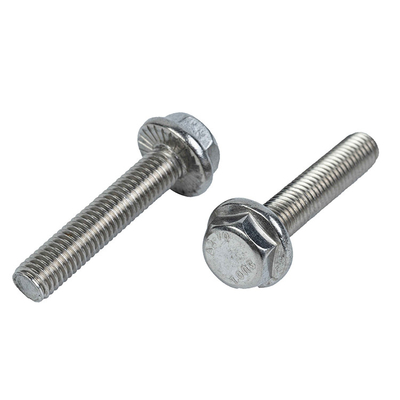 Supply GB Standard Stainless Steel Serrated Hex Flange Bolt for Customized Customization