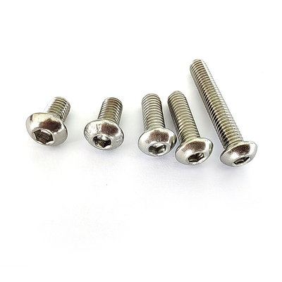 100% QC Tested Stainless Steel Hexagon Socket Button Head Bolts ISO7380 M3 M4 M5 M6 M8 M10