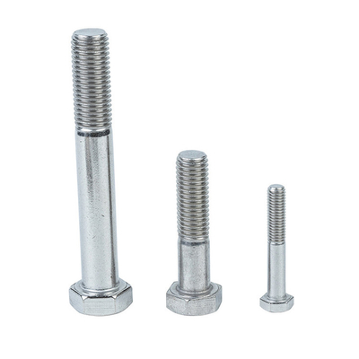 Plain Finish Stainless Steel Half-Thread Bolt DIN931 for Industrial Applications
