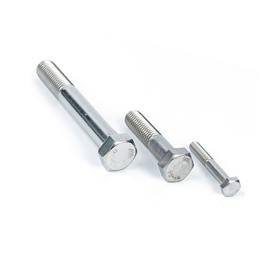 Plain Finish Stainless Steel DIN 931 Hanger HEXAGON HEAD BOLTS With Affordable Prices