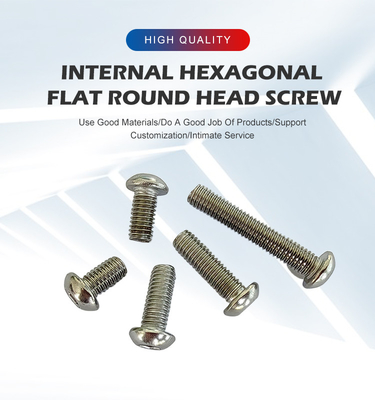 Stainless Steel Round M2 M2.5 Countersunk Hex Head Bolt for Mechanical and Electrical