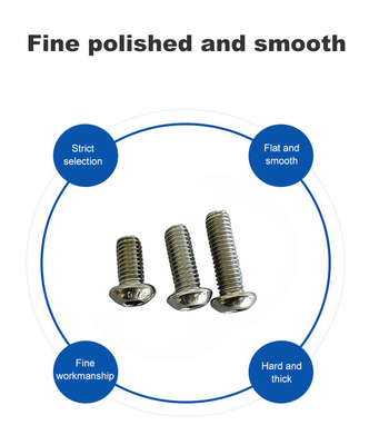 Stainless Steel Round M2 M2.5 Countersunk Hex Head Bolt for Mechanical and Electrical