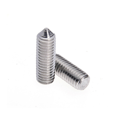 Stainless Steel Hex Slotted Cone Point Set Screw M3 M4 M5 M6 for Full Thread Type