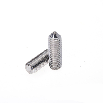 strength Hexagon Socket Set Screws With Cone Point in Stainless Steel for Machinery