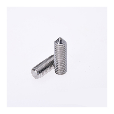 Pan Head Hexagon Socket Set Screws with Cone Point in SS304 SS316 Stainless Steel