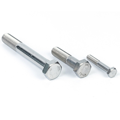 Hot Discount DIN931 Stainless Steel Half Thread Hexagon Head Bolts with High Strength