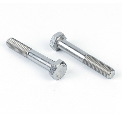 Hot Discount DIN931 Stainless Steel Half Thread Hexagon Head Bolts with High Strength