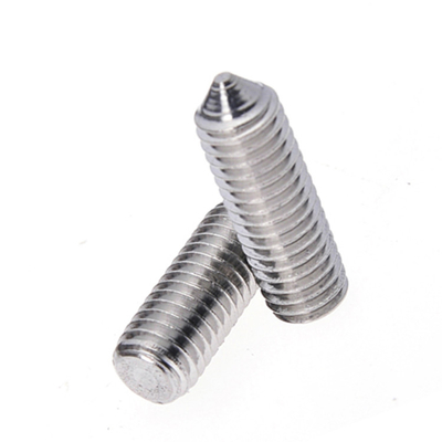 Stainless Steel Pointed Screw Hexagon Socket Set Screws With Cone Point for Machinery