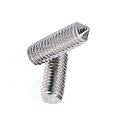 Customer needs A-level zinc plated hexagon socket set screw with full thread type