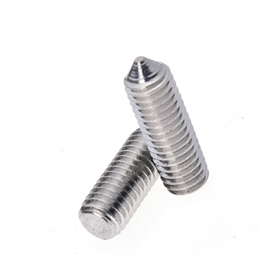 Customer needs A-level zinc plated hexagon socket set screw with full thread type