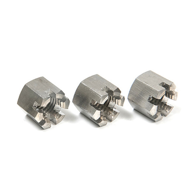 DIN935 DIN937 Stainless Steel 304 32750 2205 Heavy Duty Castle Lock Hex Slotted Nuts