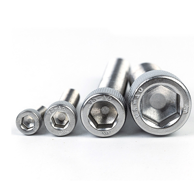 A-Level Strength Grade Hex Socket Head Bolts with Machine Thread and Knurled Round Head