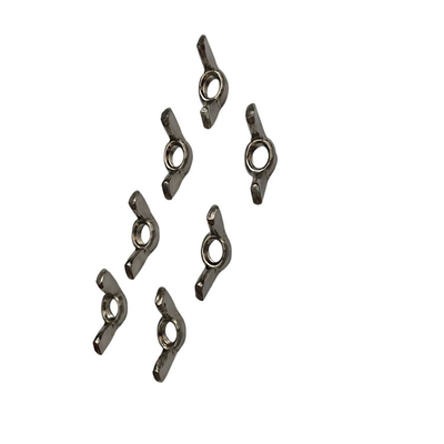Fastening 304 Stainless Steel Sheep Horn Nut Hand Twisted Butterfly Nut Customization