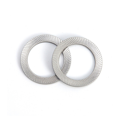Conical Knurled Elastic Gasket in SUS 304 Stainless Steel for M3 M4 M5 M6 M8 M10 M12