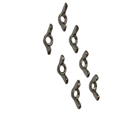 Standard DIN Stainless Steel M6 M8 M10 Wing Nut Din315 Ss304 Butterfly Nuts
