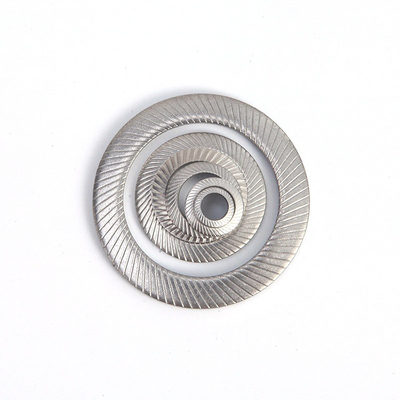 Conical Knurled Elastic Gasket in SUS 304 Stainless Steel for M3 M4 M5 M6 M8 M10 M12