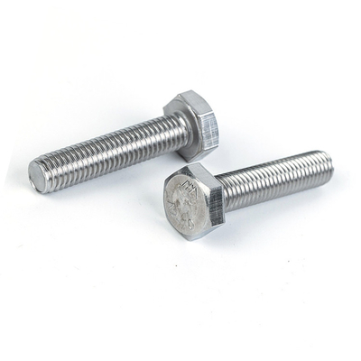 GB Standard Stainless Steel Hex Head Bolt for OEM Custom Metal Processing DIN933