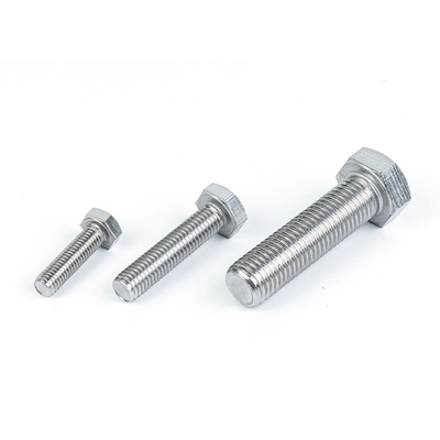 GB Standard Stainless Steel Hex Bolt Nut and Washer DIN933 for Fastener Customization