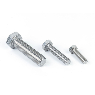 GB Standard Stainless Steel Hex Bolt Nut and Washer DIN933 for Fastener Customization