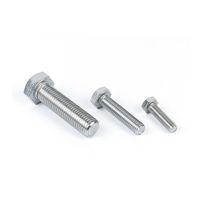 GB Standard Stainless Steel Hex Head Bolts with Full Thread Grade 8.8 Carbon Steel