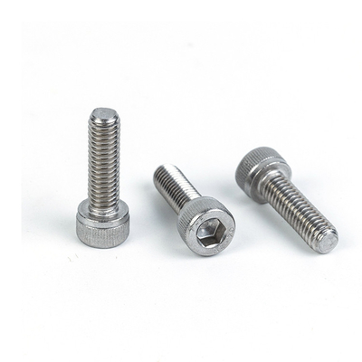 Stainless Steel Internal Hexagonal Screw M4 M5 M6 M8 M10 M12 M16 with Plain Finish