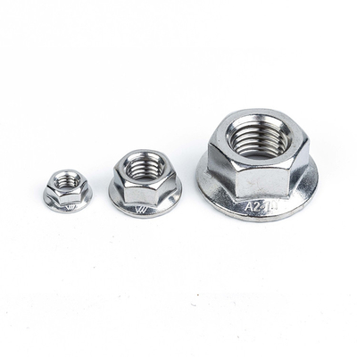 Stainless Steel Flange Nuts DIN6923 M4 M5 M6 M8 M10 M12 M14 M16 with DIN6923 Standard