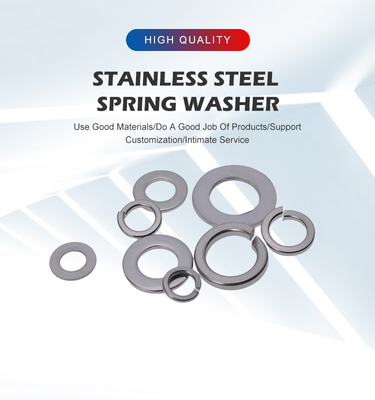 100% Inspected Stainless Steel Galvanized M5 M6 M8 M10 M12 Split Washer Spring Lock Washers