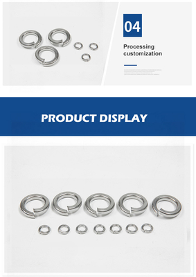 Custom Stainless Steel Wave Spring Washer For Shock Absorber Shim Connection Solution