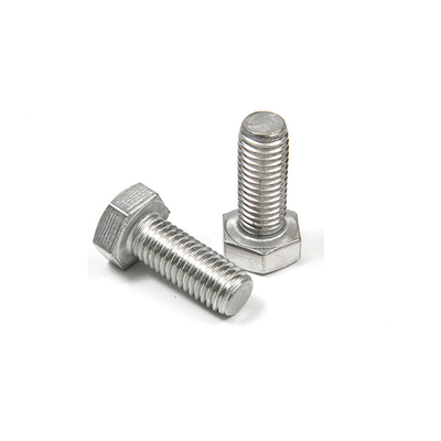 Stainless Steel Metal Bolt for Car DIN Standard Hexagon Outer Bolt Galvanized Flange