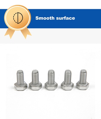 DIN933 hexagonal head bolt with DIN standard and 304 stainless steel outer hexagonal screw