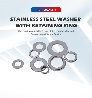 DIN125 304 Stainless Steel Flat Washer with Fastener