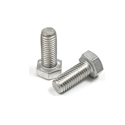 Galvanized Carbon Steel M6 Hex Bolts with High Hardness and Strong Tensile Strength