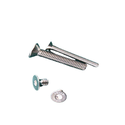 Stainless Steel Recessed Phillips Raised Countersunk Head Half Oval Screw Bolt A2-70