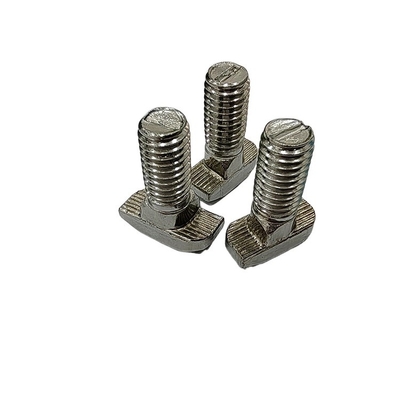 Stainless Steel T-shaped Screw for 45 Series M8*20-10 Aluminum Profile Custom Standard