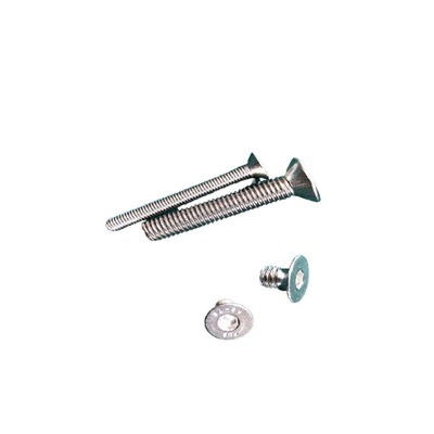 M2-M10 304 Stainless Steel Plum Blossom Security Screws Round Head Screws Without Pin with Column Core Pan Head Bolts Full Thread Type INCH