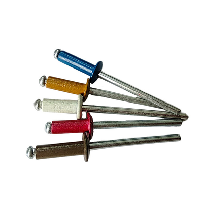 Versatile Uncoated Finish Open End Round Head Pop Rivets for Automotive Applications