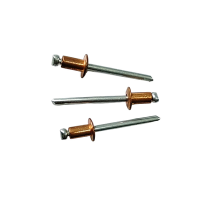 Corrosion Resistant Brass Open End Pop Rivets for Automotive and Marine 3-35mm Length
