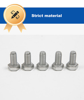 Longer Full Thread Hexagon Bolt Plain Finish Stainless Steel 304 Bolts