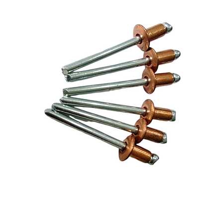 Corrosion Resistant Brass Open End Pop Rivets for Multiple Applications Length 3-35mm