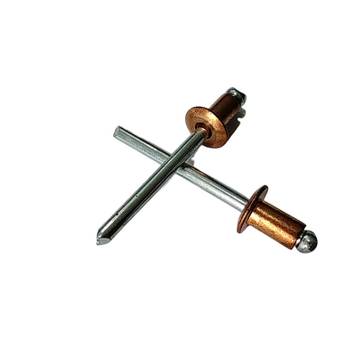 Corrosion Resistant Brass Open End Pop Rivets for Multiple Applications Length 3-35mm