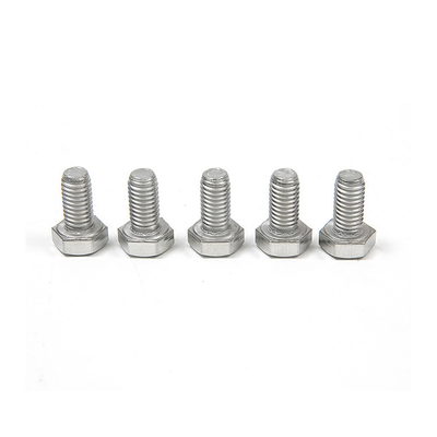 Plain Finish Hexagon Bolt in Stainless Steel for Industrial Fastening Applications