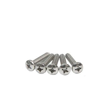 Standard Other Cross Recessed Pan Head Bolts 304 Stainless Steel Phillips Machine Screw
