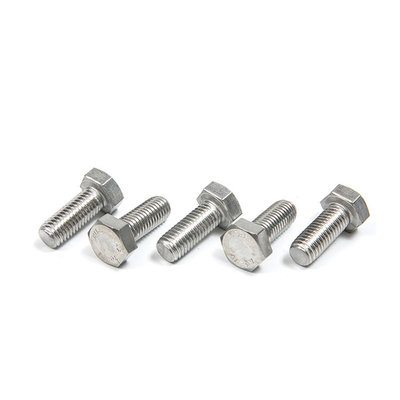 Custom Hex Full Thread Titanium Bolts M3 M5 M6 M8 with DIN Standard and Stainless Steel