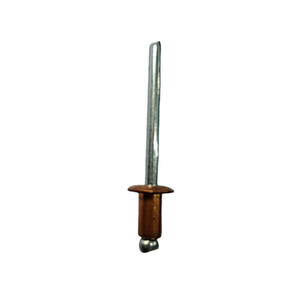 Uncoated Anti-vibration Brass Round Head Pop Rivets for Marine Automotive and Industrial Applications