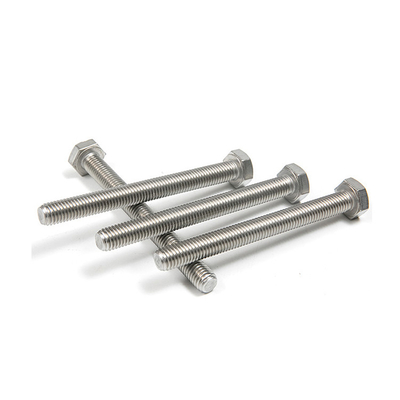 DIN933 Stainless Steel 304 316 Hexagon Bolt for Construction Field Supplying Selling