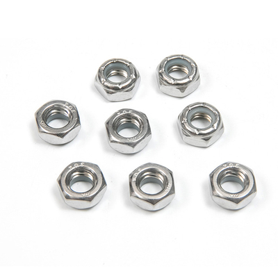 Customized Stainless Steel Hex Nylon Insert Thread Knurled Nuts for Different Sizes