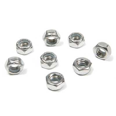 Stainless Steel Skateboard Truck Hardware Set Axle Nut King Lock Nut Other Finish